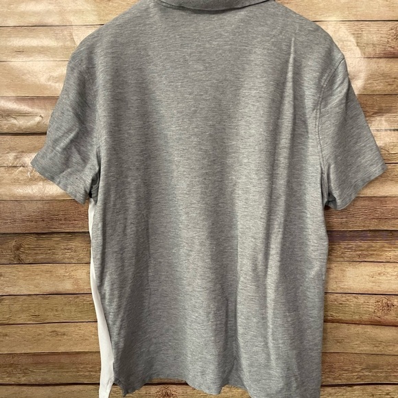 Calvin Klein Men's Polo T Shirt Striped Logo Short Sleeve Size: Large - Picture 7 of 7